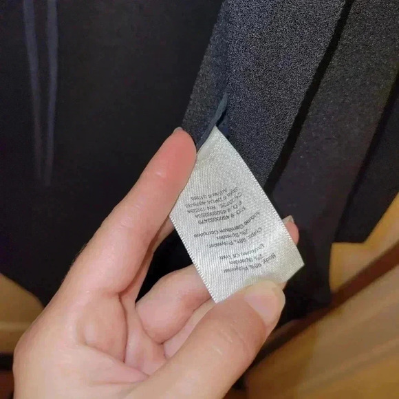 aritzia wilfred chevalier draped open tuxedo blazer black size 2 - Picture 8 of 9